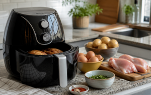 7 receitas de air fryer para fazer um jantar rápido gastando pouco