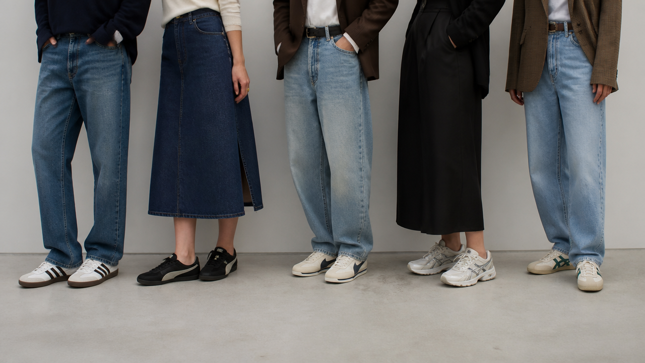 Tênis retrô continua em alta: 5 modelos que combinam com looks do dia a dia