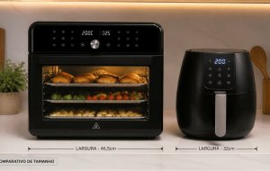 Air fryer oven vale a pena ou ocupa espaço demais para o que entrega?