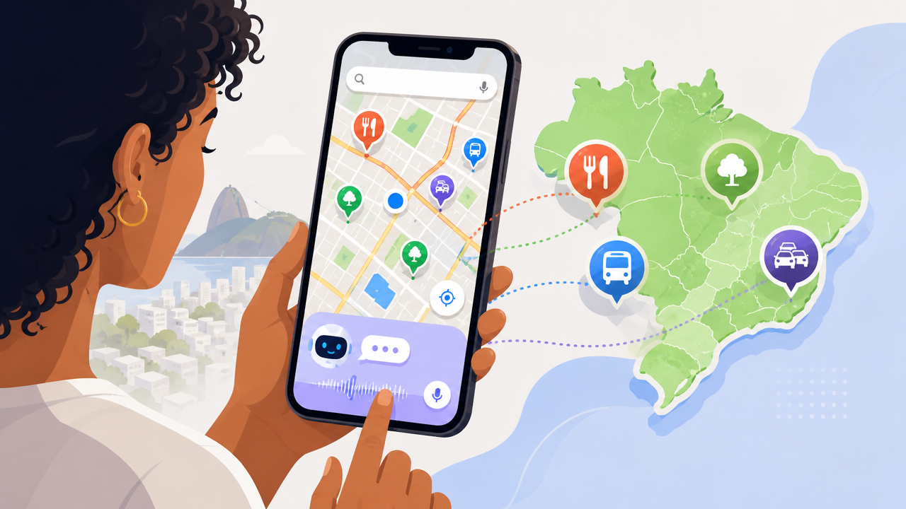 IA no Google Maps: como os novos recursos podem mudar a busca por lugares no Brasil