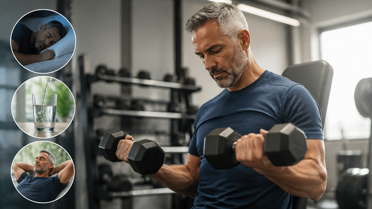 Treino depois dos 40: o que muda na recuperação muscular e como ajustar a rotina
