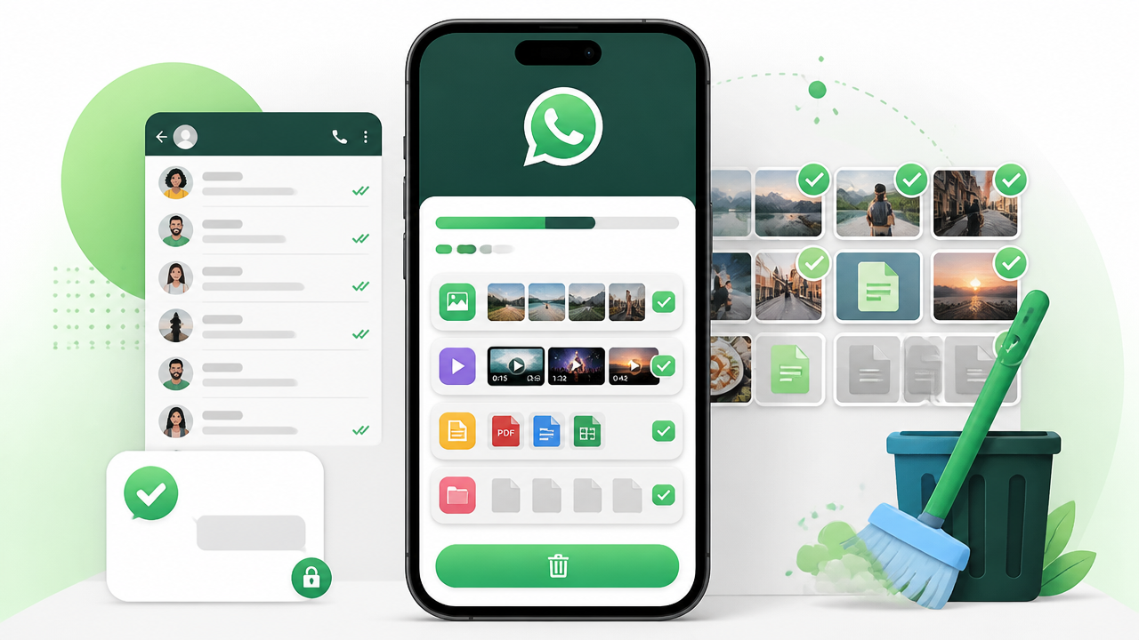 WhatsApp ocupando muito espaço: como limpar arquivos sem apagar conversas importantes