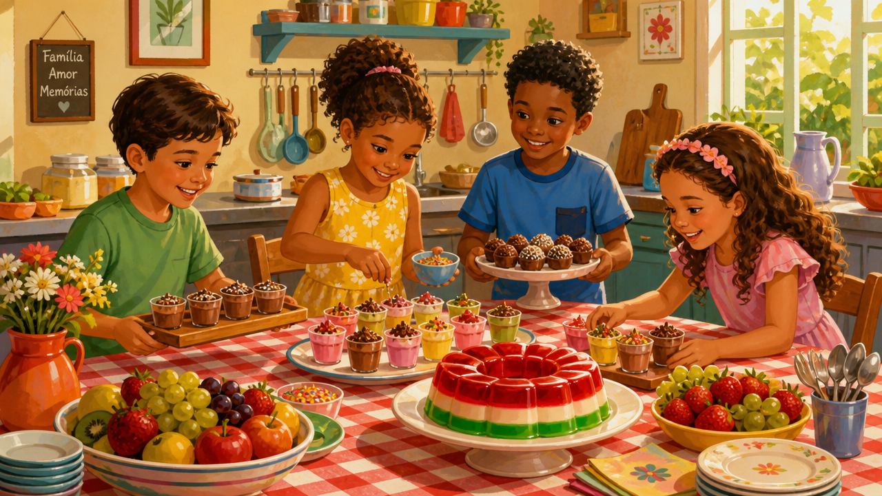 6 sobremesas fáceis para fazer com as crianças usando poucos ingredientes