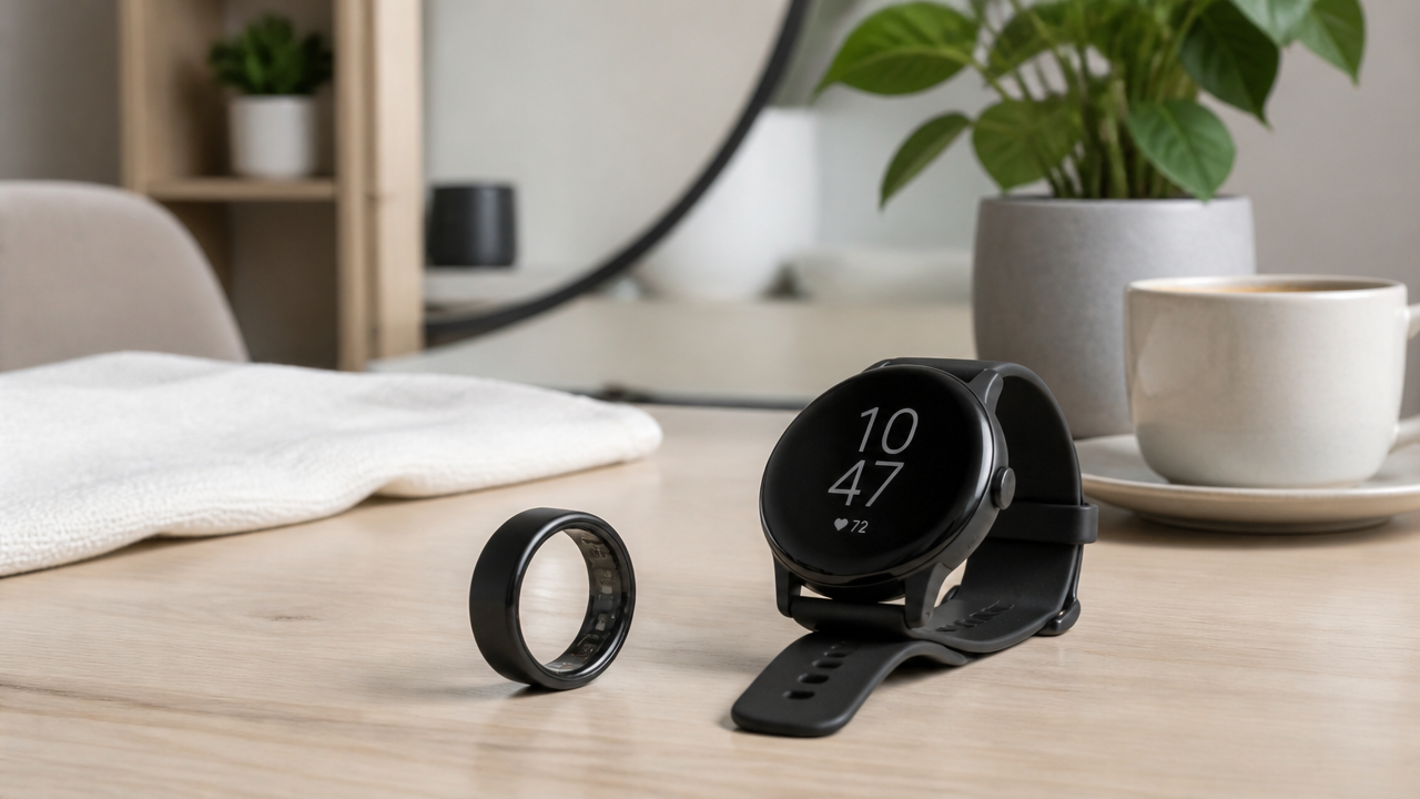 Anel inteligente x smartwatch: qual monitora melhor o dia a dia sem incomodar no pulso?