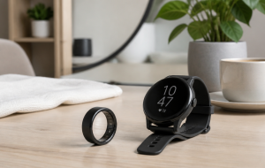 Anel inteligente x smartwatch: qual monitora melhor o dia a dia sem incomodar no pulso?
