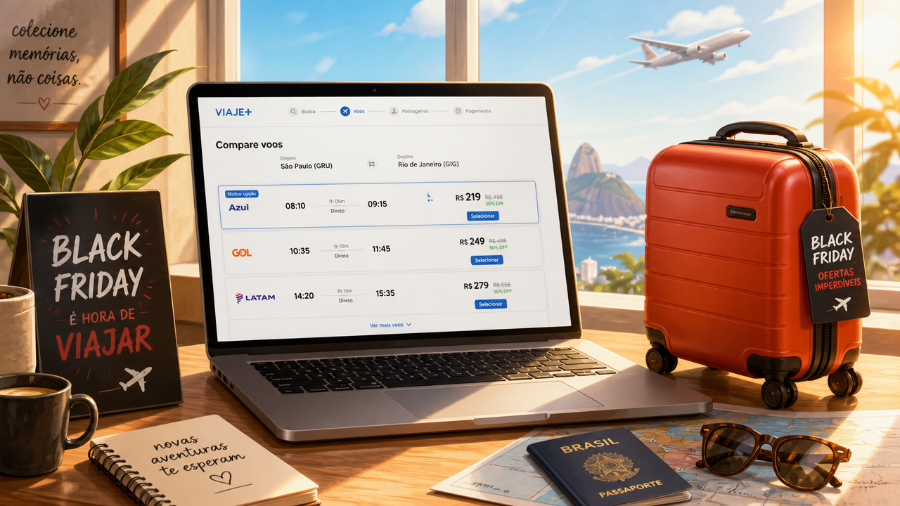 Vale esperar a Black Friday para comprar passagem aérea de férias? O que acompanhar desde outubro