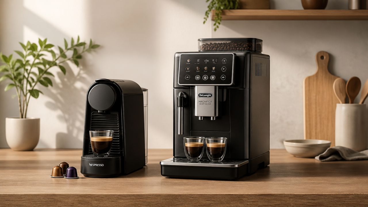 Cafeteira de cápsula x expresso automática: em quanto tempo a praticidade começa a pesar no custo?
