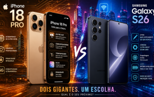 iPhone 18 Pro x Galaxy S26: qual topo de linha entrega mais sem considerar só a câmera?