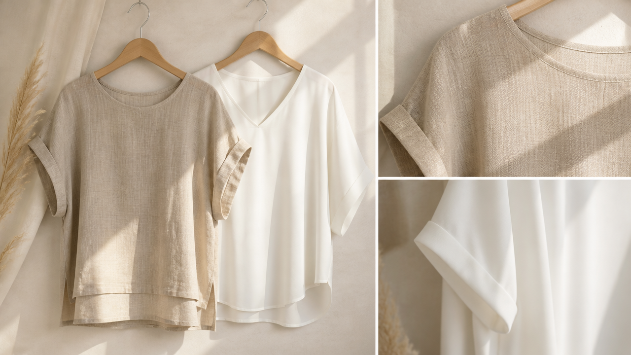 Linho x viscose: qual tecido é mais confortável para enfrentar os dias quentes?