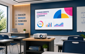 Projetor x Smart TV para sala de aula: qual entrega imagem mais legível sem gastar demais?