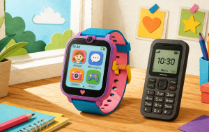 Relógio inteligente infantil com GPS vale a pena ou um celular básico resolve melhor?