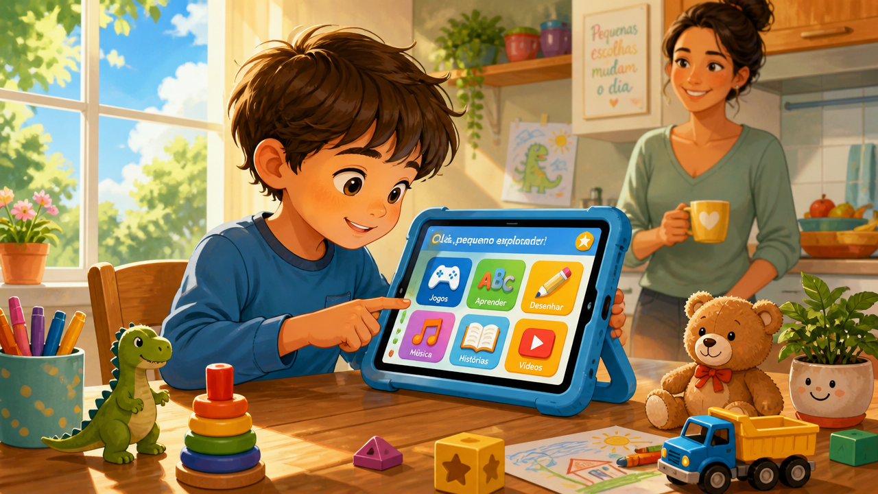 Tablet infantil ou tablet comum com controle dos pais: qual compra dura mais tempo?