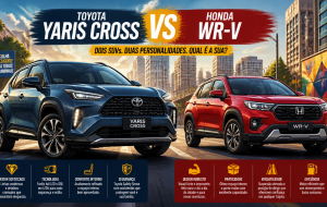 Toyota Yaris Cross x Honda WR-V: qual SUV faz mais sentido para quem roda muito na cidade?