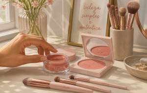 Blush cremoso x blush em pó: qual tende a durar mais no calor?