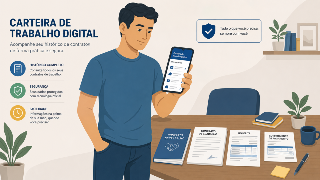 Carteira de Trabalho Digital: como conferir contratos e corrigir dados divergentes