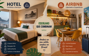 Hotel x Airbnb em feriado de três dias: quando a taxa de limpeza muda a escolha?