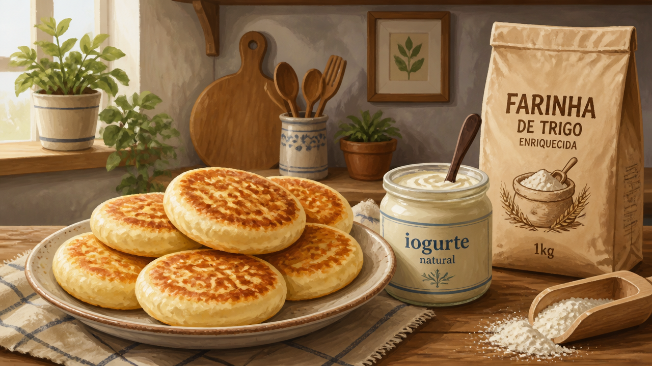 Pão de frigideira com iogurte: como preparar sem forno e sem fermentação longa