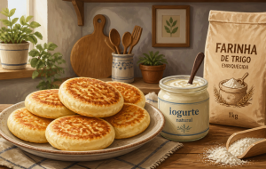 Pão de frigideira com iogurte: como preparar sem forno e sem fermentação longa