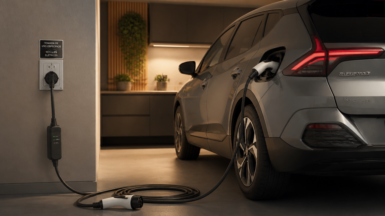 Carregador portátil para carro elétrico vale a compra? Limites e cuidados antes de usar