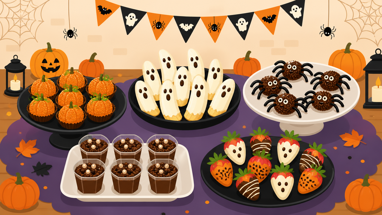 5 docinhos de Halloween fáceis de preparar sem corante artificial
