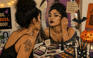 Maquiagem de Halloween com produtos do dia a dia: como fazer e remover sem irritar a pele
