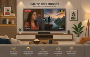 Por que uma novela ao vivo pode parecer pior que um filme na mesma Smart TV 4K?