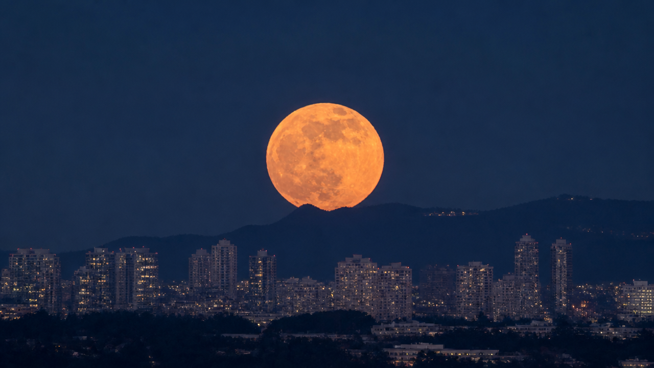 Por que a Lua parece enorme quando está perto do horizonte?