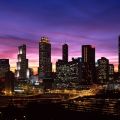 Atlanta Skyline At Sunset