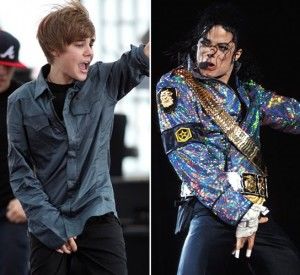 Michael Jackson e Justin Bieber