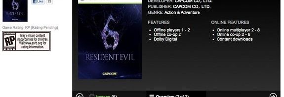 Novas informações de Resident Evil 6