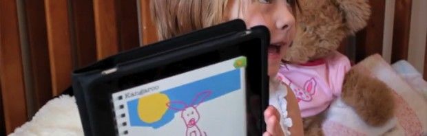 Aplicativo infantil de colorir para iPad