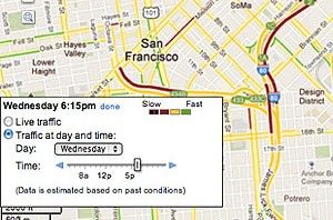 Google maps informará duração de tempo de trajeto considerando trafego em tempo real