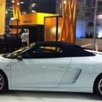 Audi R8 GT Spyder em exposição em São Paulo