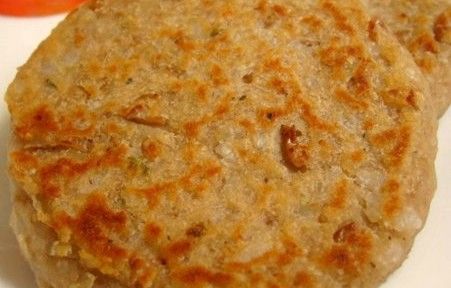 Hamburguer de arroz e feijão