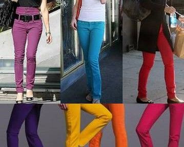 Dicas de como usar o jeans colorido