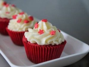 Cupcake Veludo Vermelho