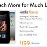 Amazon alfineta iPad Mini em propaganda do Kindle Fire HD