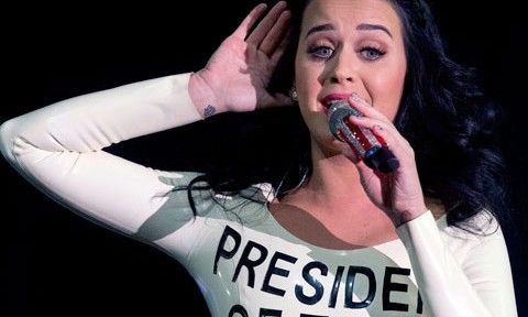 Katy Perry deu 'cuecas da sorte' para Obama, afirma jornal