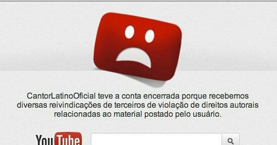 Conta de Latino no Youtube é encerrada