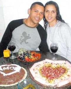 sargento da Marinha Fábio Maciel e a advogada Geise Guimarães,