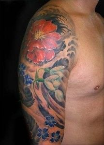 flores, tatuagens de 19