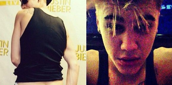 Fotos bizarras de artistas no Instagram.