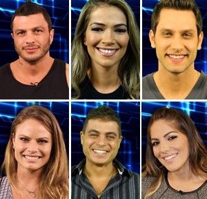 Bambam, Dhomini, Eliéser, Natália, Anamara e Fani estão de volta ao BBB13