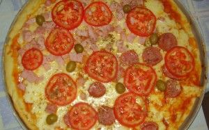 pizza caseira