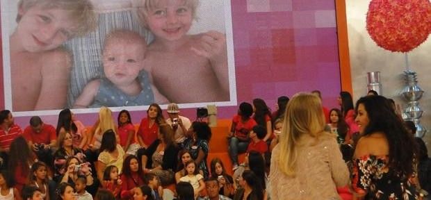 Angélica fala dos filhos em gravação do programa 'Esquenta'