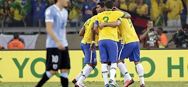 Brasil vence Uruguai e vai à final da Copa das Confederações