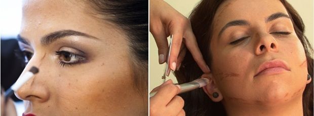 maquiagem-para-afinar-nariz-e-rosto