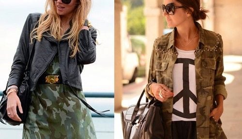 Estilo militar para mulheres é tendência