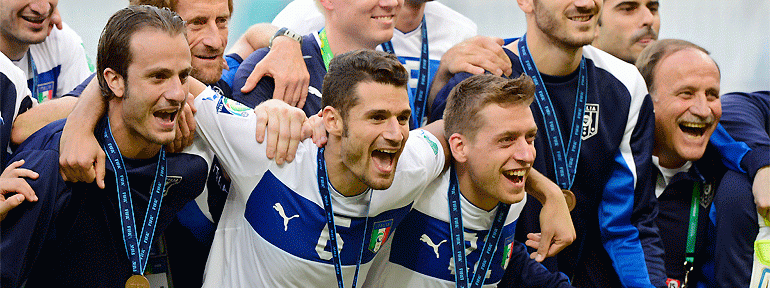 Itália vence e fica com terceiro lugar na Copa das Confederações
