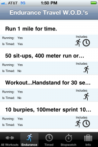 Crossfit-Travel app